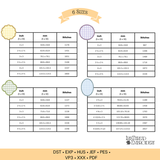 Appliqué Shapes - Set #1