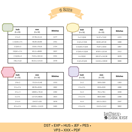 Appliqué Shapes - Set #2