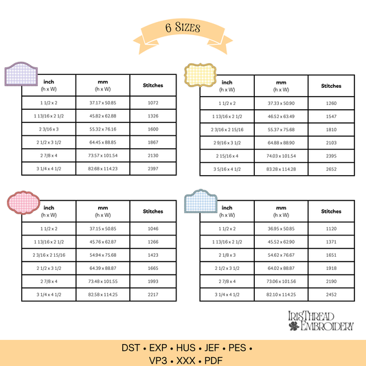 Appliqué Shapes - Set #3